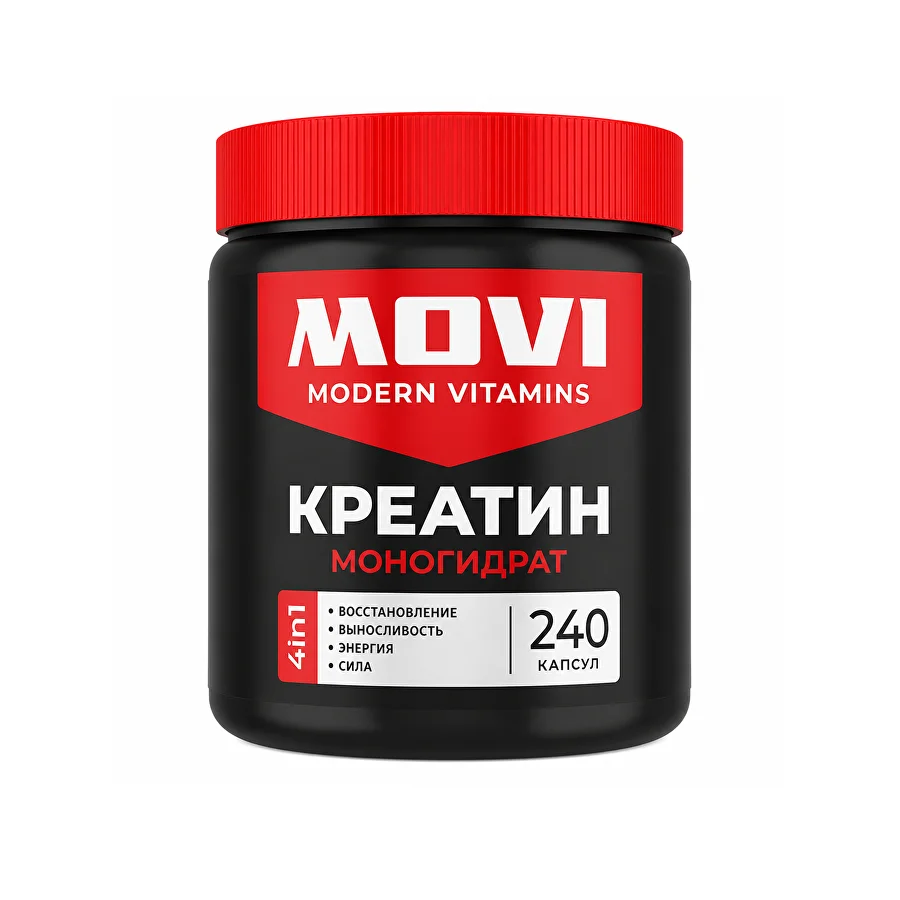 MOVI Креатин в капсулах, 240 капсул