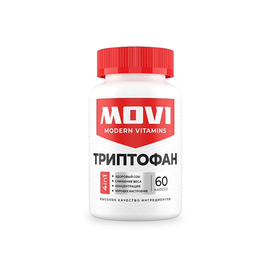 MOVI L-триптофан, 60 капсул