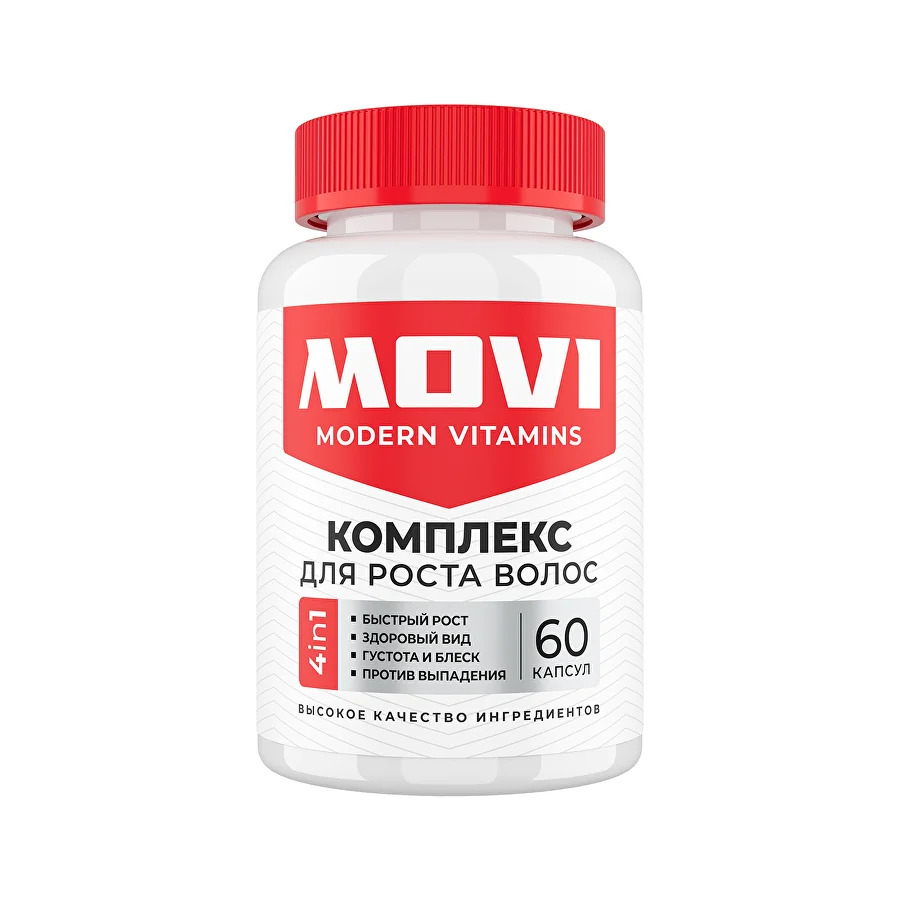 MOVI Комплекс для роста волос Hair Growth Complex, 60 капсул
