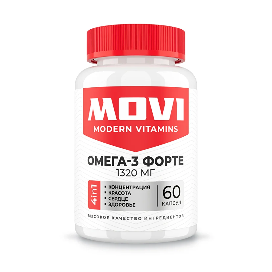 MOVI Omega-3 Форте, 60 капсул