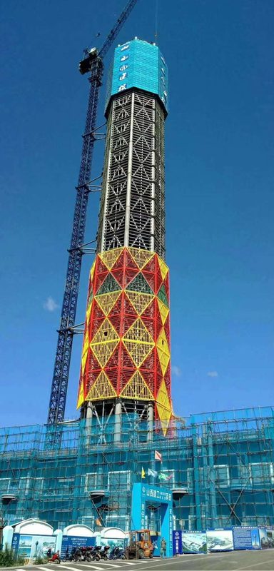 На сопредельной с Забайкальем китайской стороне границы возводят 196-метровую башню