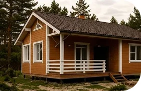 Каркасный дом 1