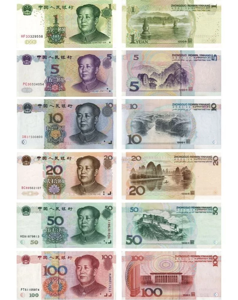 Как проверить банкноты Китая на подлинность - Включая новые юани