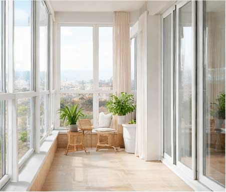 Остекление балкона