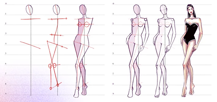 How To Draw A Fashion Figure For A Beginner