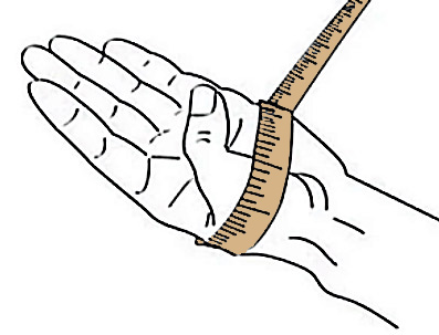Как правильно подобрать размер браслета на руку для женщин и мужчин