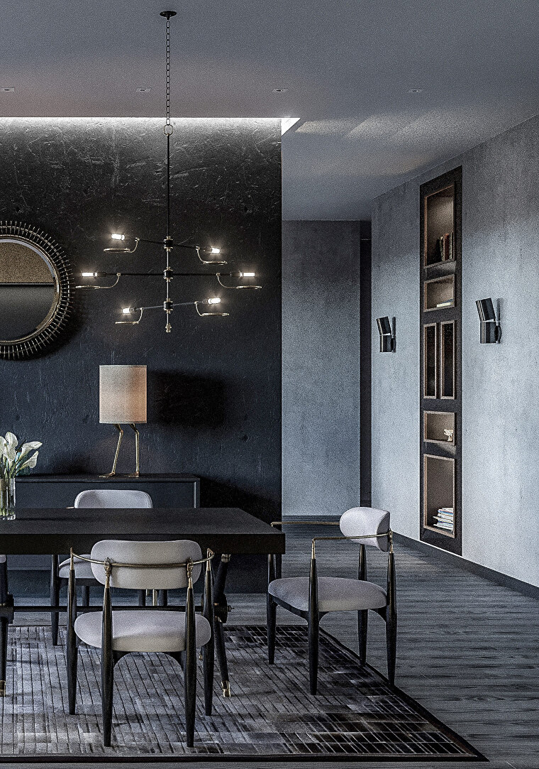 Apartment 145 m², Park Rublyovo residential complex · 2017