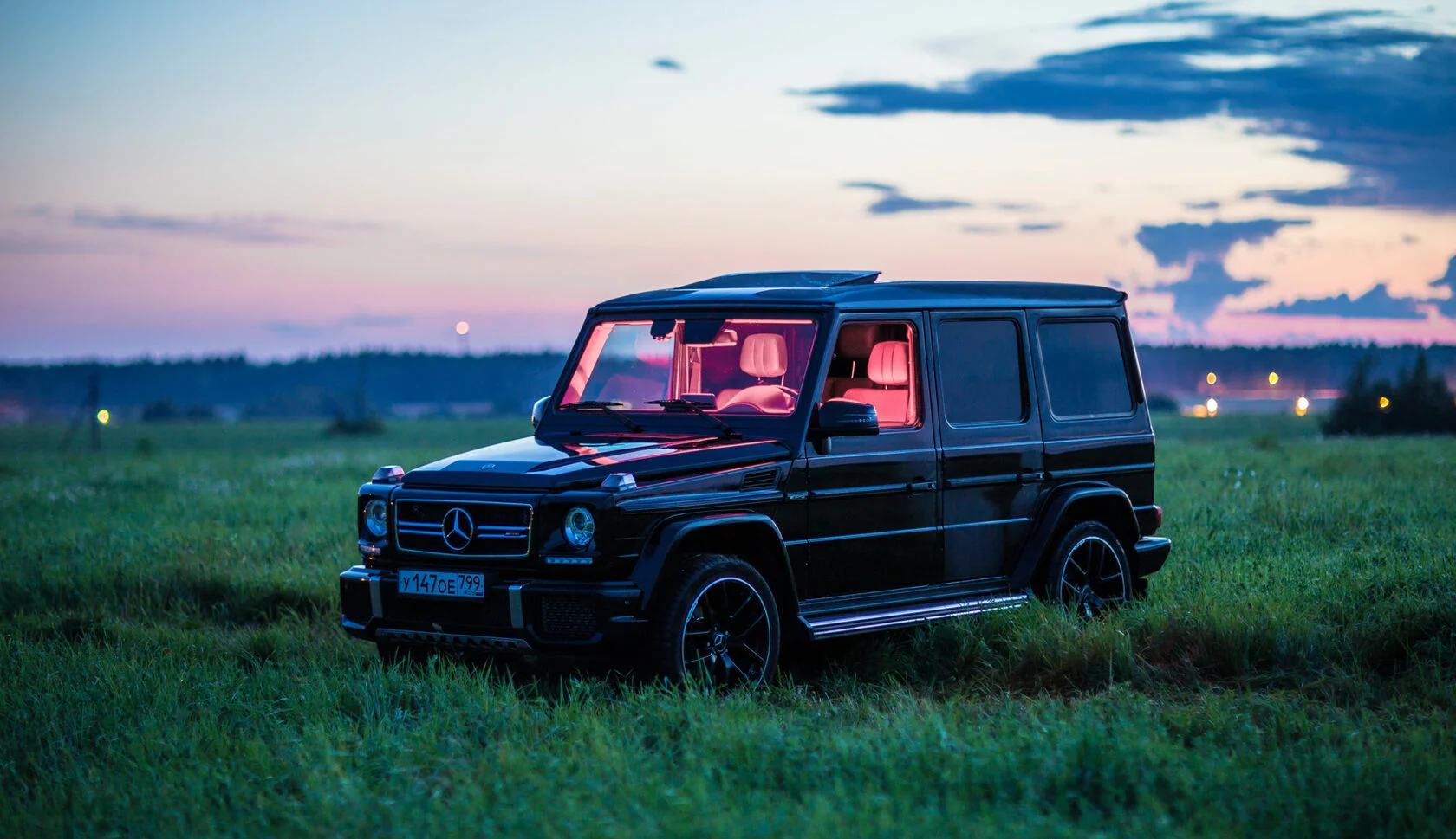 Мерседес АМГ G 63 devushka