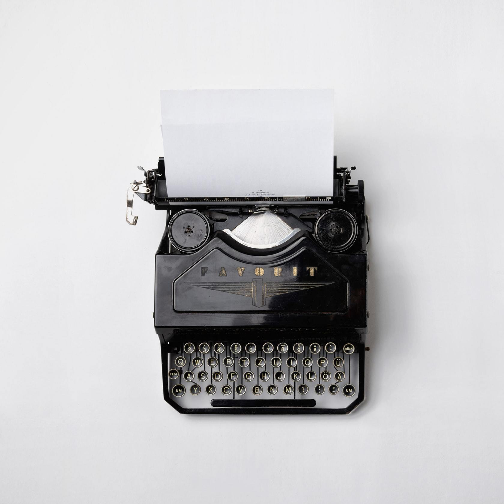Пишущая машинка - для написания психоаналитических историй