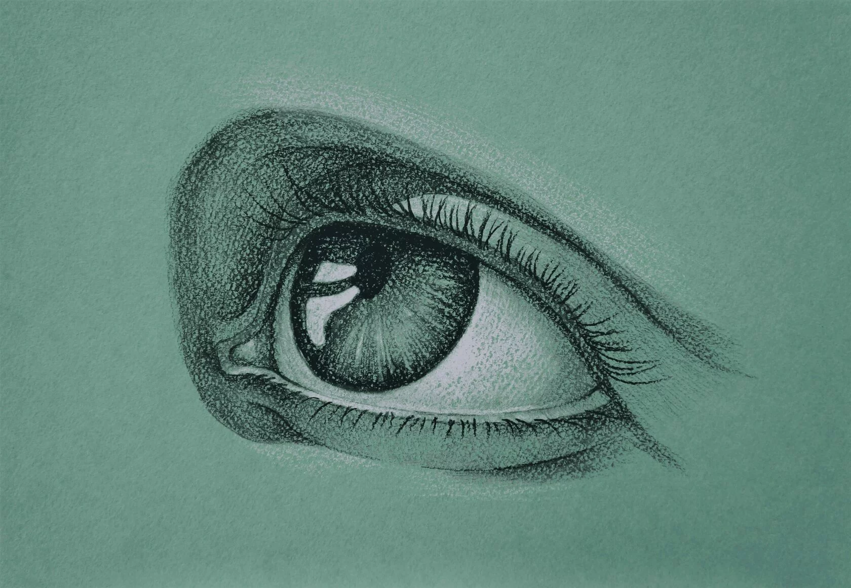 Рисунки глаз для срисовки (100 фото)