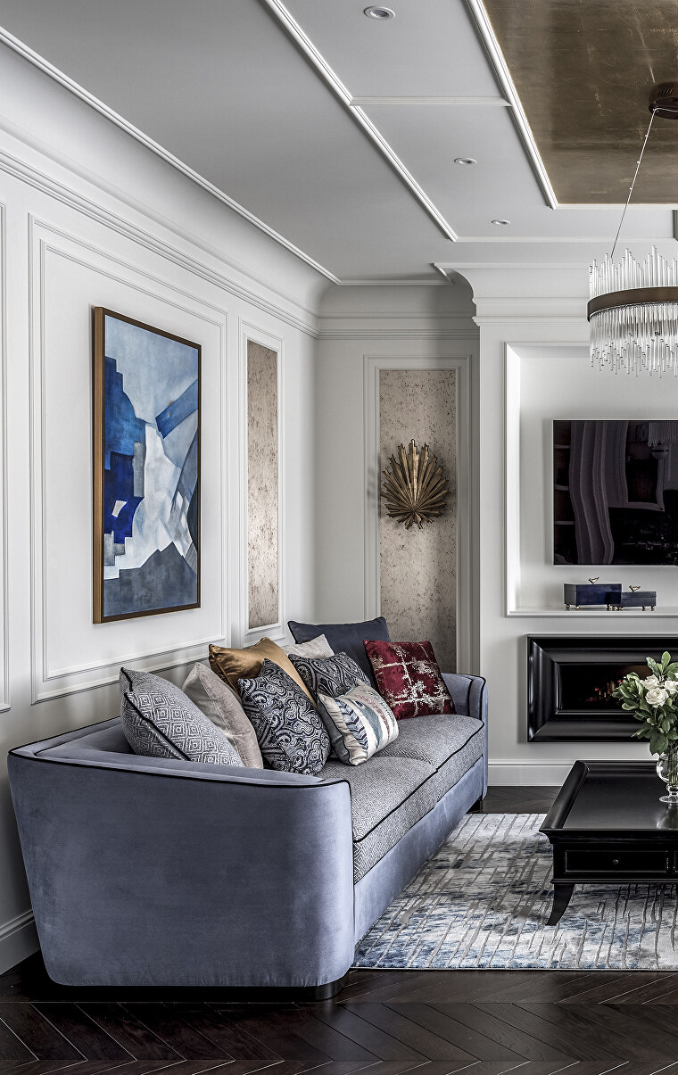 Apartment 125 m², Mosfilmovsky residential complex · 2019
