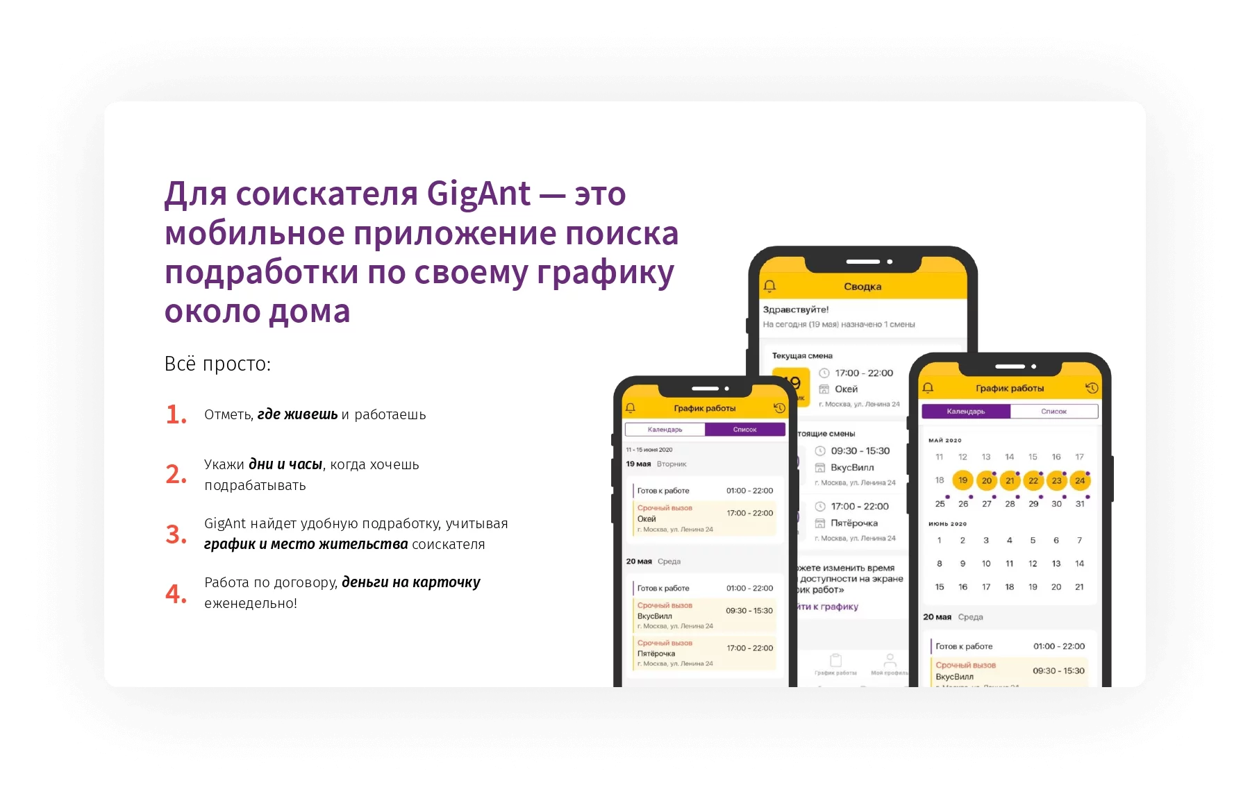 GigAnt: временные исполнители для ритейла и сервис подработки около дома