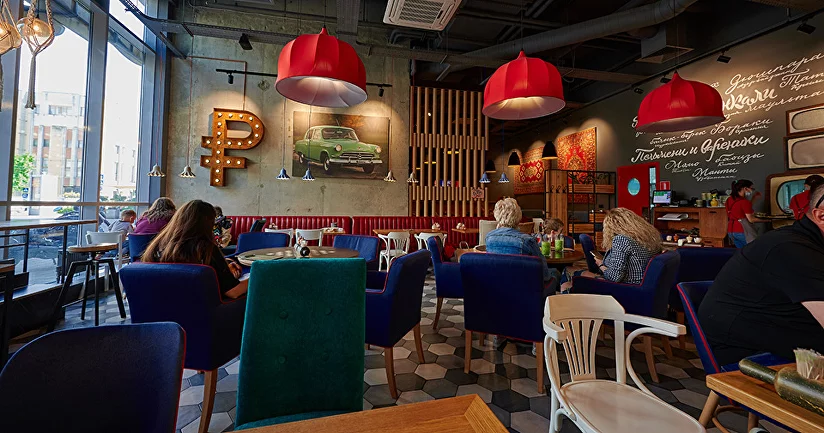 Дизайн кафе и ресторанов в стиле лофт ✅ Ремонт кафе в стиле ЛОФТ