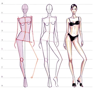 My Sketching Process: From 9-Head Fashion Figures to Designing for My Body  | MyBodyModel