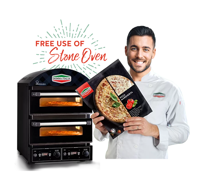 is meer dan knoflook Raad Donna Italia — Start Serving Pizzas To Your Customers Today With Our Unique  Plug and Bake Pizza Solution