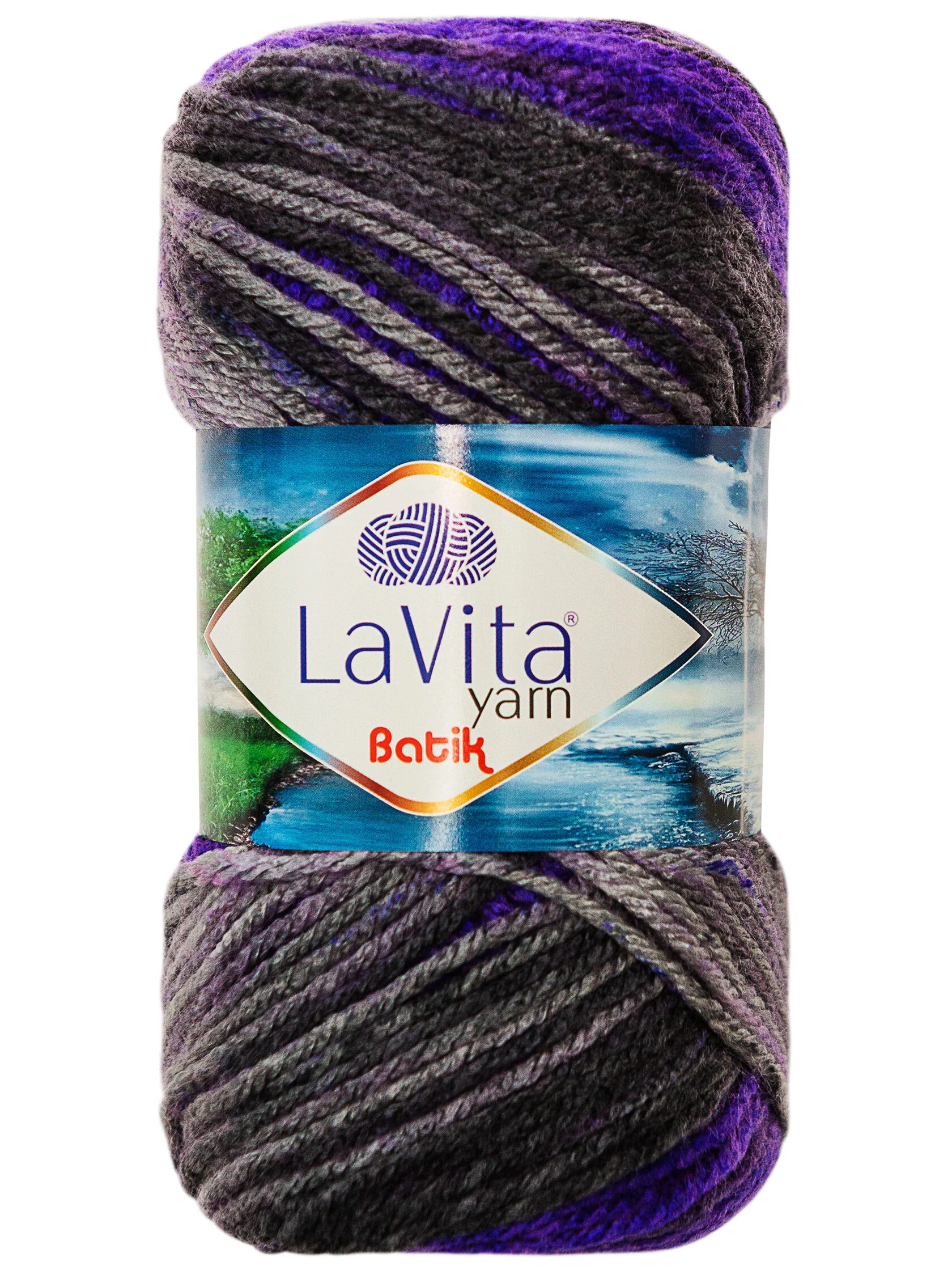 LaVita Yarn Rose Hand Knitting Yarn, 5-Pieces Pack, 100% Acrylic Yarn, 1 Ball 100 GR, 350 MT (4134)