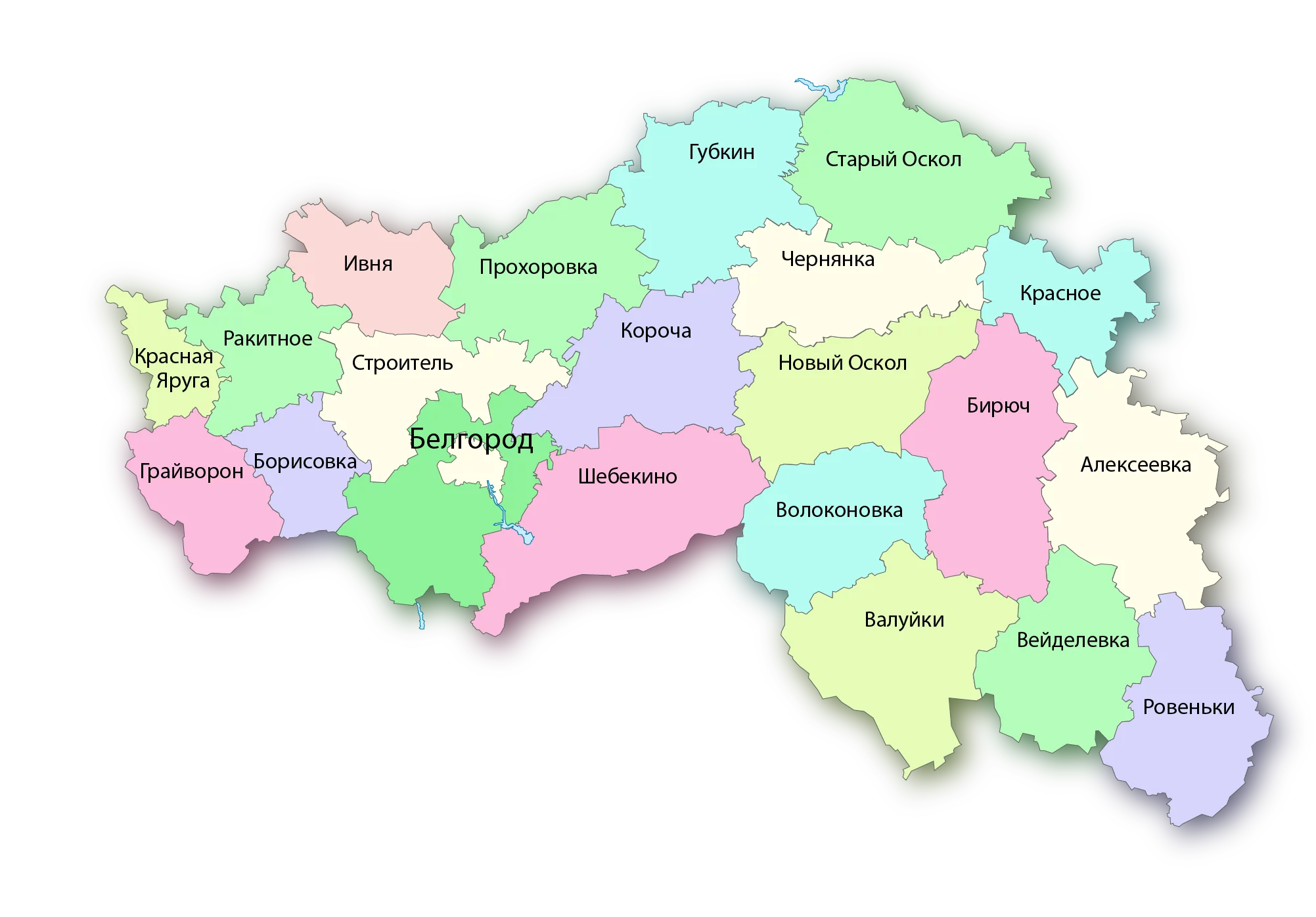 Ковид по районам области. Карта Белгородской области по районам. Белгородская обл на карте с районами. Карта Белгородской области с районами. Белгород на карте Белгородской области на карте.