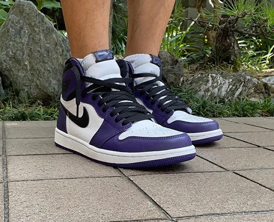 Jordan 1 purple discount white