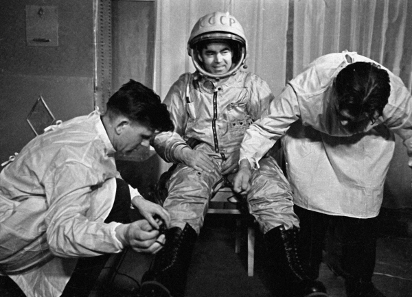 Андриян Николаев перед запуском «Востока-3» 11 августа 1962 года.