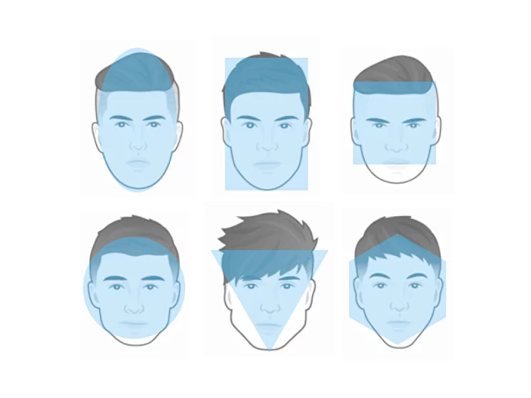 Удачные причёски и стрижки для прямоугольного лица: примеры знаменитостей