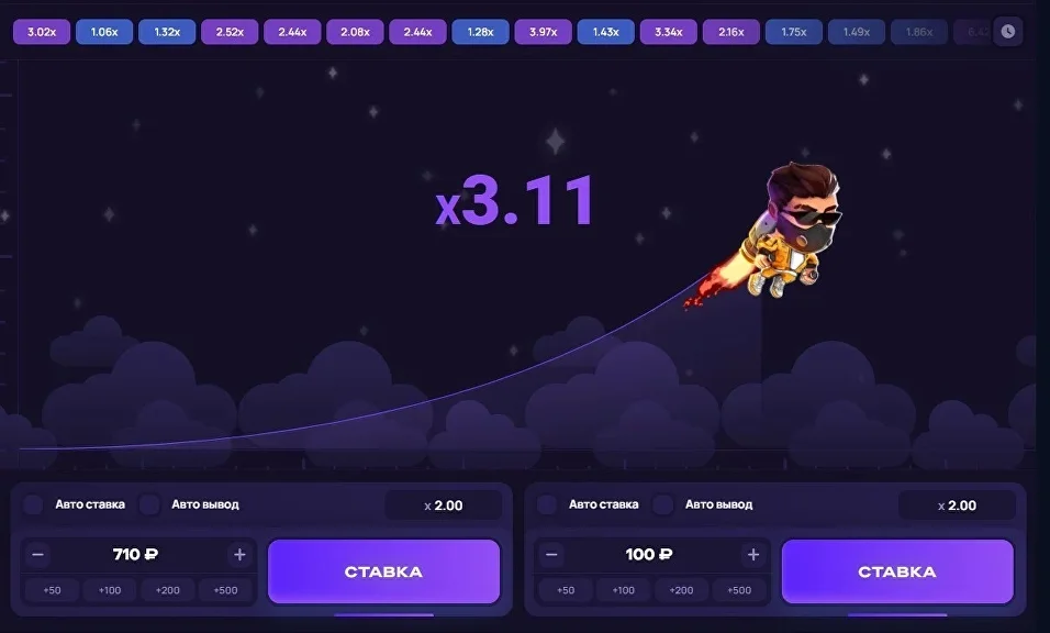 Геймплей Lucky Jet