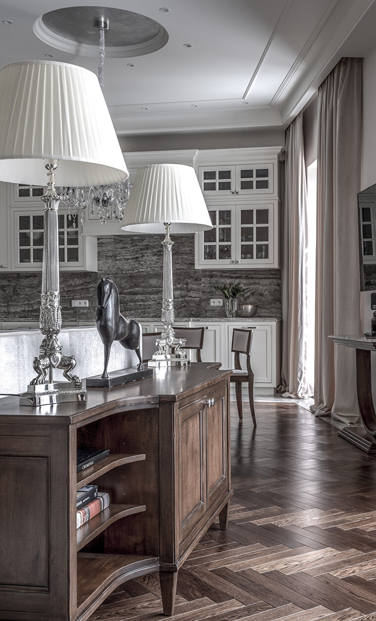 Apartment 200 m², Sadovye Kvartaly residential complex · 2017
